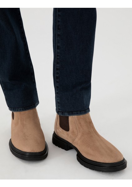 Erkek Vizon %100 Süet Deri Bot 50298492-VR052