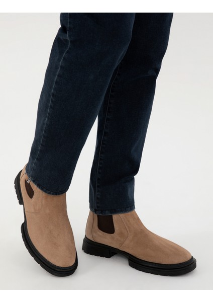 Erkek Vizon %100 Süet Deri Bot 50298492-VR052 fiyatları