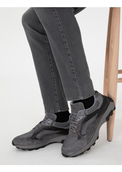 Erkek Gri Sneaker 50295840-VR024