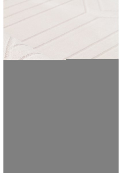 Troya Beyaz Yumuşak Konforlu Halı J0088
