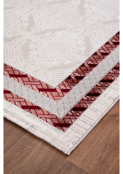 Troya Mercan Yumuşak Konforlu Halı J0077