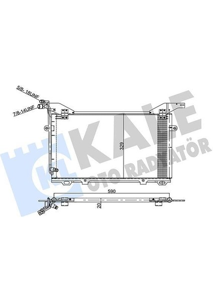 Klıma Radyatoru Mercedes E-Class W210 S210