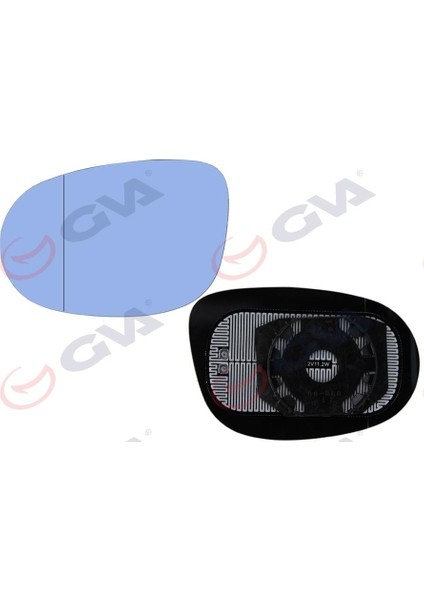Ayna Camı Sol Bravo 07 Isıtmalı Mavi Cam Asferik VM-6160GHL