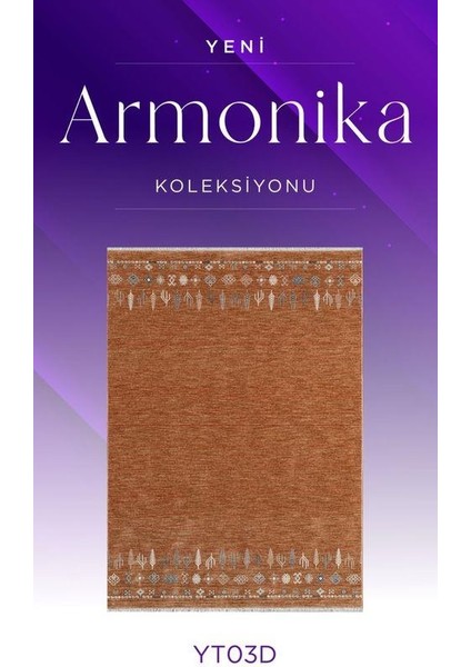 Armonika YT03D Bakır Multi Antialerjik Yumuşak Dokulu Modern Etnik Halı fiyatları