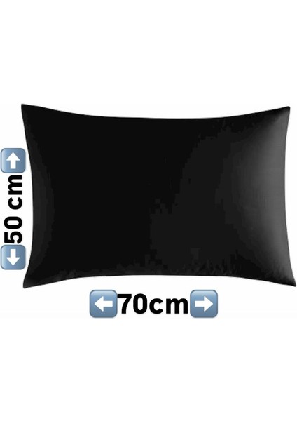 Cotton (Pamuk) Siyah 50X70 cm Yastık Kılıfı Pillowcase modelleri