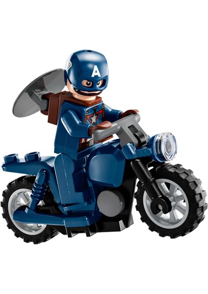 Marvel - 291 Captain America ve Motoru Orijinal Minifigürler