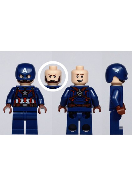 Marvel - 291 Captain America ve Motoru Orijinal Minifigürler modelleri