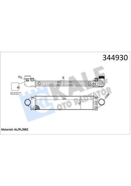 Turbo Radyatoru 224DT Dıscovery Sport L550 14 Freelander 2 L359 06 14 R.r Evoque L538 11 19 2.0st Ford Focus 2 Focus 3