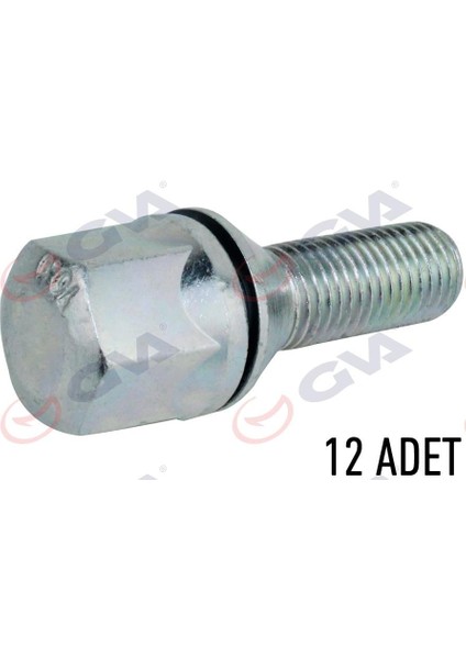 Bijon Civatası Renault 9-11 Pullu-Çinko-Beyaz Paket 12