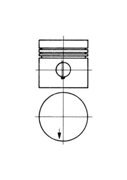 Pıston Segman Std 87.00MM Mercedes M115 W110 W115 W123