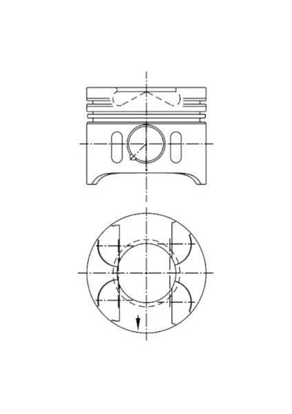 Pıston Segman Std 88.01MM Mercedes OM611 OM612 OM613 W203 W210 W463 W220 W638 B901 B905 30 Pım