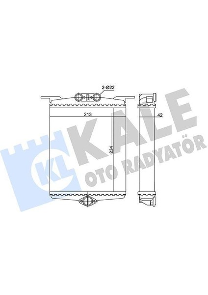 Kalorıfer Radyatoru Mercedes S-Class W140 91 98 Sası No: A133638