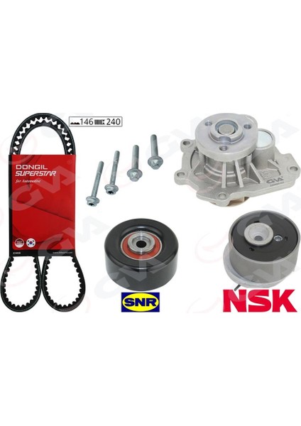 Devirdaimli Eksantrik Gergi Kiti Astra H-J-Insıgnıa-Vectra C-Cruze 1.6-1.8 Z16XEP-XER-A16LET-XER-B16