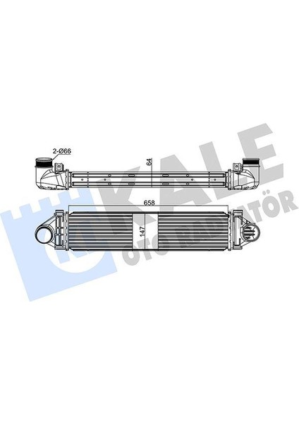 Intercooler Al/pl/brz Focus-Mondeo Iv S-Max-Dıscovery-Free Lander 2-Evoque-Volvo C30-S80 II-V40-V70