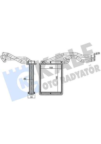 Kalorıfer Radyatoru Fıesta V 01 08 Fusıon 01 12 Mazda Iı 121