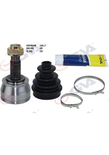 Aks Kafası Dış Ön Peugeot Bıpper 1.4 Hdı 07- 25X22X51 141.5MM