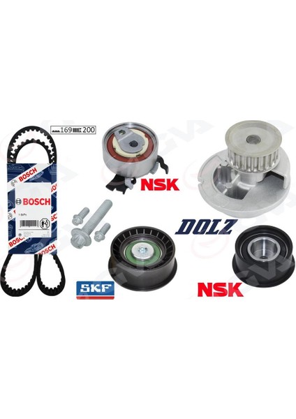 Devirdaimli Eksantrik Gergi Kiti Astra F-Corsa B-Vectra B 1.4i-1.6i-1.8i 16V X14XE-X16XEL-X18XE