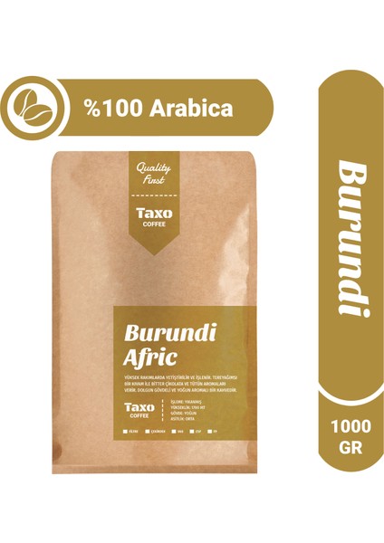 Burundi Afric Filtre Kahve 1kg