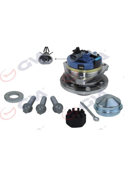 Ön Teker Poryası Rulmanlı Astra G-Zafıra 1.6-1.8-1.7cdtı-2.0cdtı 05 Abs Li 4 Delik 25.4X25.4X116