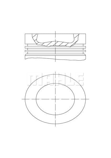 Motor Piston Segman Polo-Golf6-Caddy-Jetta-A3-Leon 79.51MM Caya-Cayb-Cayc-Cayd-Cfwa 1.2-1.6 Tdı 0.50