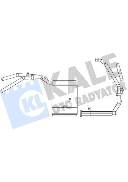 Kalorıfer Radyatoru Focus Iı 03 11 Focus Iı C Max 04 11 Kuga 08 12 Mazda 3 06 09 Mazda 5 05 Volvo C30 C70 Iı S40 Iı V50 06 12