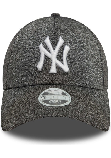 New Era Kadın Şapka 9forty Wmns Glitter New York Yankees Black White