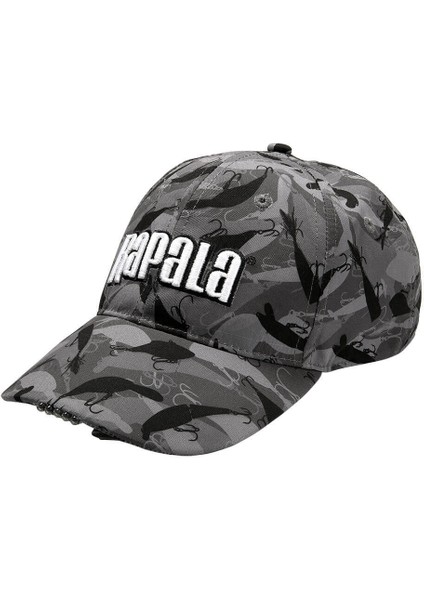 5 LED Işıklı Camo Balıkçı Şapka