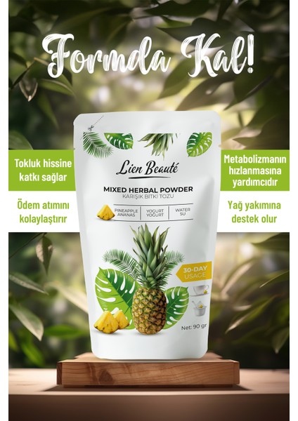 Detoks Form Ananas Bromelain Çayı Tozu