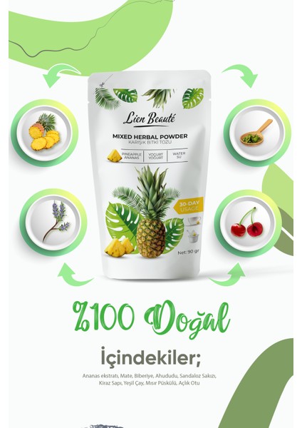 Detoks Form Ananas Bromelain Çayı Tozu