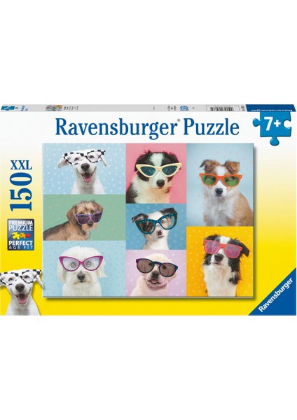 Çocuk Puzzle 150 Parça Eğlenceli Köpekler 132881