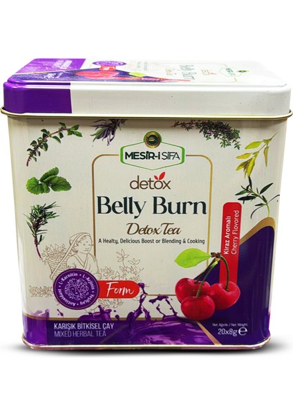 Belly Burn Detox Çayı 8gr 20'li Doğal Içerikli Detoks Tea