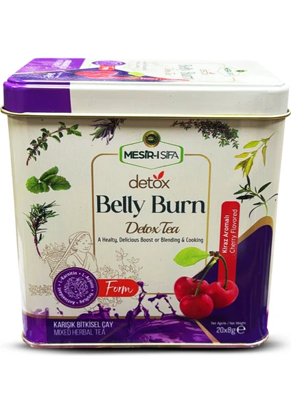 Mesir-i Şifa Belly Burn Detox Çayı 8gr 20'li Doğal Içerikli  Detoks Tea