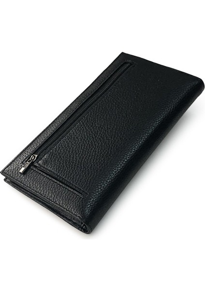 Çakıllı Yumuşak Kemerli Fermuarlı Erkek Uzun Cüzdan (Yurt Dışından)