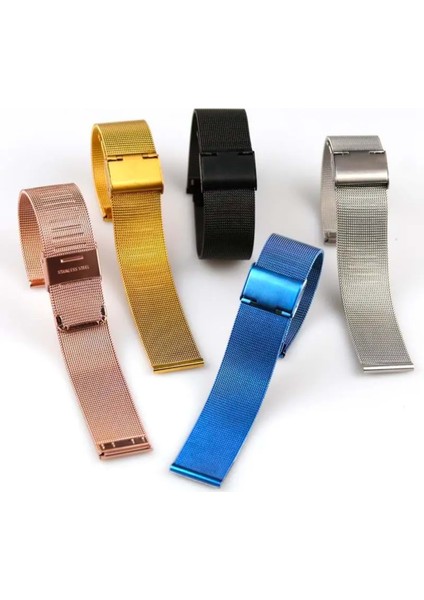 Paslanmaz Çelik Kordon MK1002-ROSE Gold - 24 mm