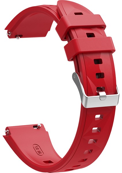 Huawei Watch Gt 4 41MM Kordon Metal Tokalı Silikon Strap Kayış KRD129 Kırmızı fiyatları