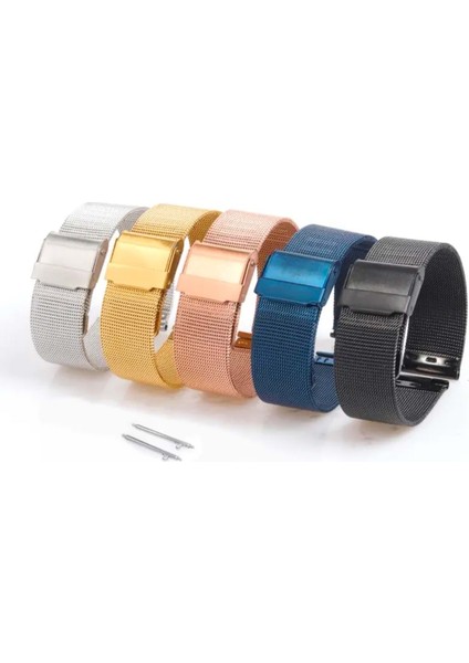 Paslanmaz Çelik Kordon MK1003 - Blue - 18 mm fiyatları