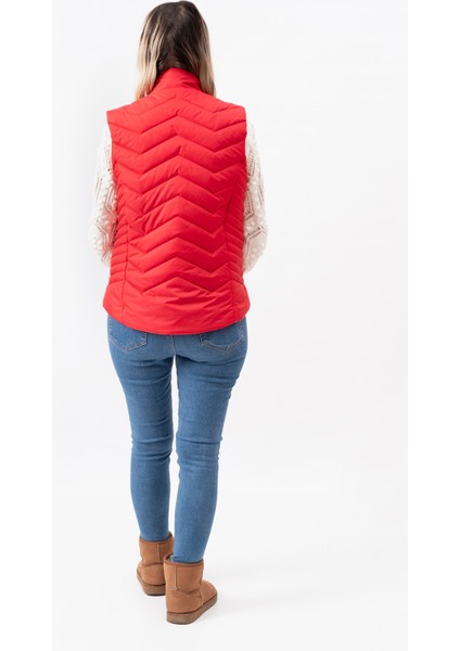 V Desenli Slim Fit Dik Yaka Modern Kadın Yelek fiyatları
