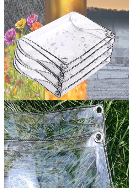 1.5X12.8 Metre Şeffaf Balkon Perdesi, Kış Bahçesi Şeffaf Mika fiyatları