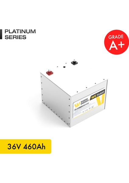 36V 460Ah LiFePO4 Platinum Series Bluetooth'lu Lityum Demir Fosfat Akü