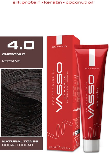 Kadın Saç Boyası 4.0 Kestane 100 ml