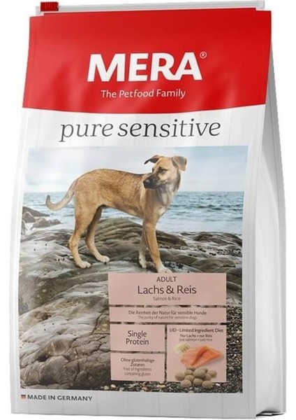 Pure Sensitive Tahılsız Somonlu Pirinçli Yetişkin Köpek Maması 12.5 kg