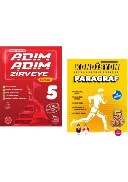 (5. Sınıf) Adım Adım Zirveye Türkçe / Paragraf Deneme