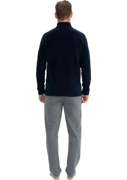 Uzun Kol Polar Erkek Pijama Takım 18826 modelleri