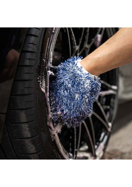 Q²m Wheelmitt Evo Jantlara Özel Dayanıklı Yıkama Eldiveni - 1250 Gsm indirimleri
