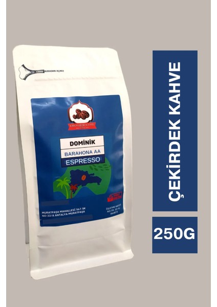 Dominik Espresso Çekirdek Kahve 250 gr