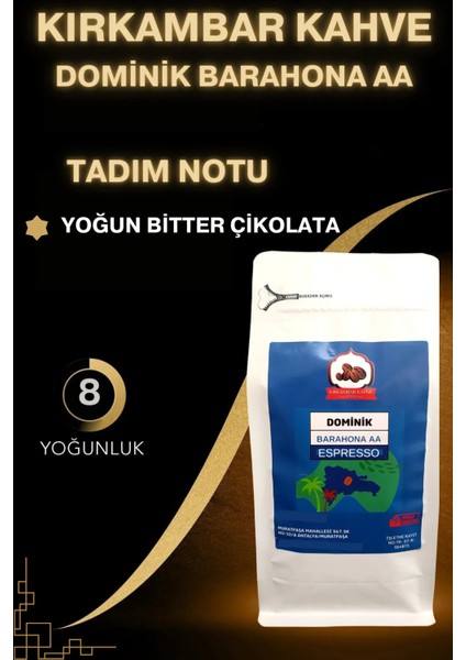 Dominik Espresso Çekirdek Kahve 250 gr fiyatları