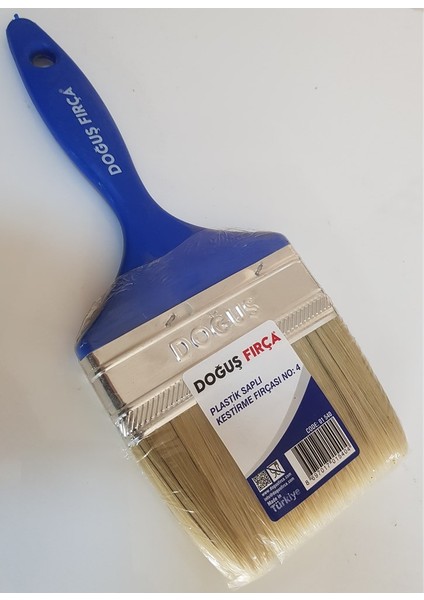 Fırça Plastik Saplı Kestirme No:4