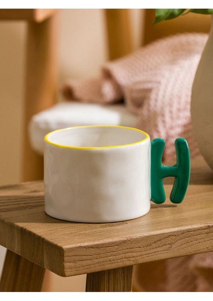 Lcw Home Ekru Yazı Baskılı Seramik Kupa 450 ml fiyatları