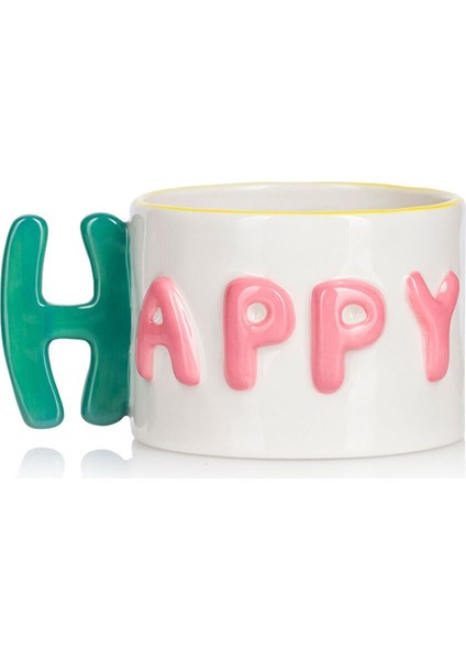 Lcw Home Ekru Yazı Baskılı Seramik Kupa 450 ml indirimleri