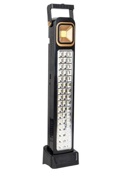 PR-3838 2 Watt Cob LED + 48 Ledli Solar Şarjlı Işıldak